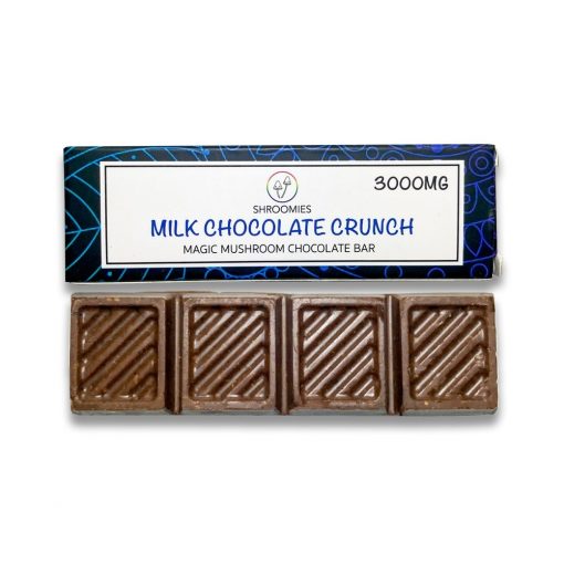SHROOMIES MILK CHOCOLATE CRUNCH BAR – 3000MG BUY SHROOMIES MILK CHOCOLATE CRUNCH BAR – 3000MG IN USA,CANADA & EUROPE ONLINE